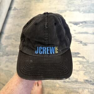 Vintage 90s J Crew Sport Hat Made In USA Black
